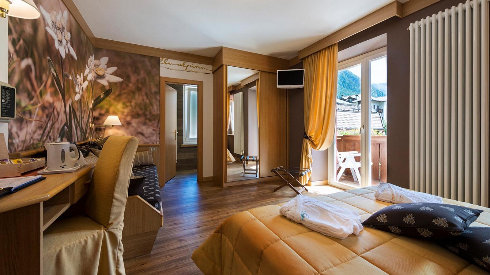 Ein gemütliches Zimmer im Hotel La Serenella; die neue junior Suite
